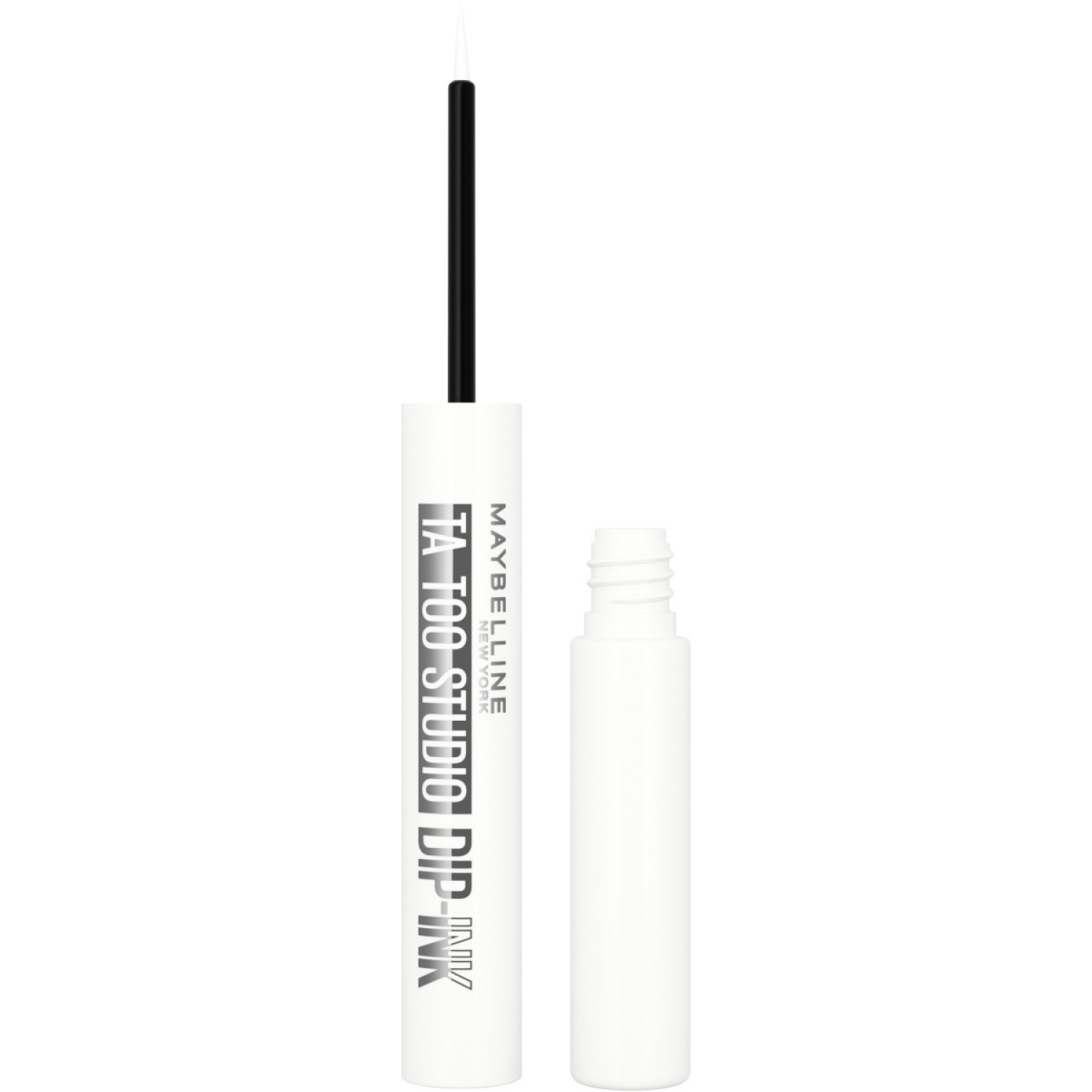 slide 1 of 7, MAYBELLINE Mny Ts Dip Ink Liner White Canvas, 0.06 oz