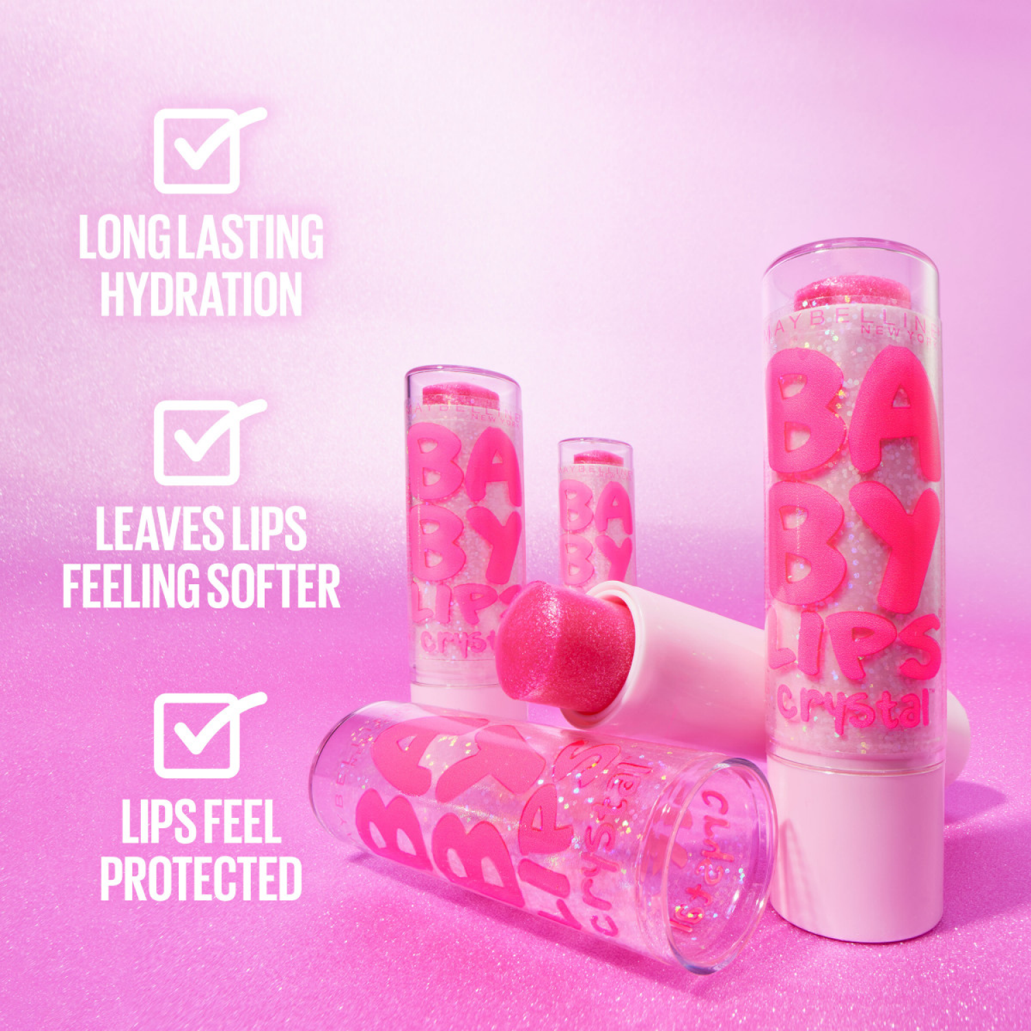 slide 2 of 4, Maybelline Baby Lips Crystal Pink Quartz 140 Moisturizing Lip Balm 0.15 oz, 0.15 oz