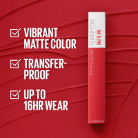 slide 17 of 21, Maybelline SuperStay Matte Ink Lip Color - 5 Loyalist - 0.17 fl oz, 0.17 fl oz