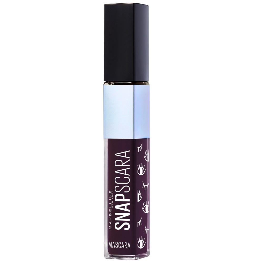 slide 3 of 8, Maybelline Snapscara Washable Mascara, Black Cherry, 0.34 oz