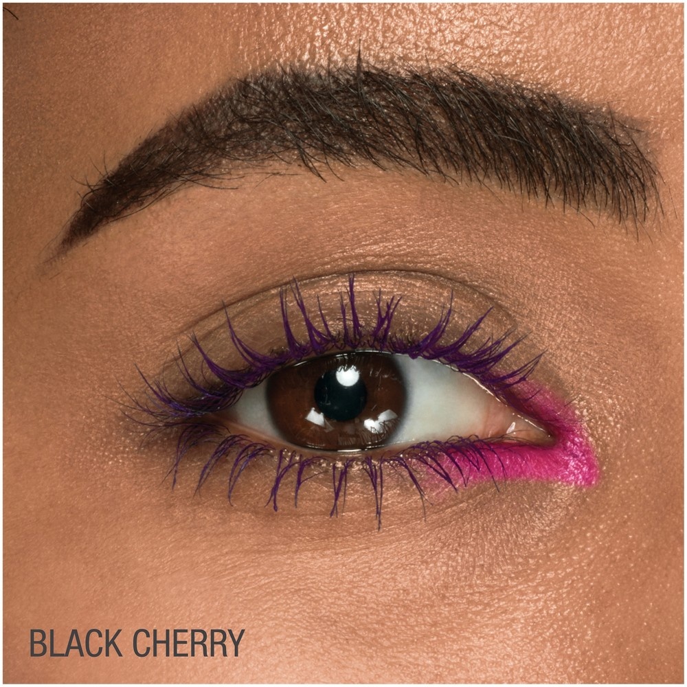 slide 4 of 8, Maybelline Snapscara Washable Mascara, Black Cherry, 0.34 oz