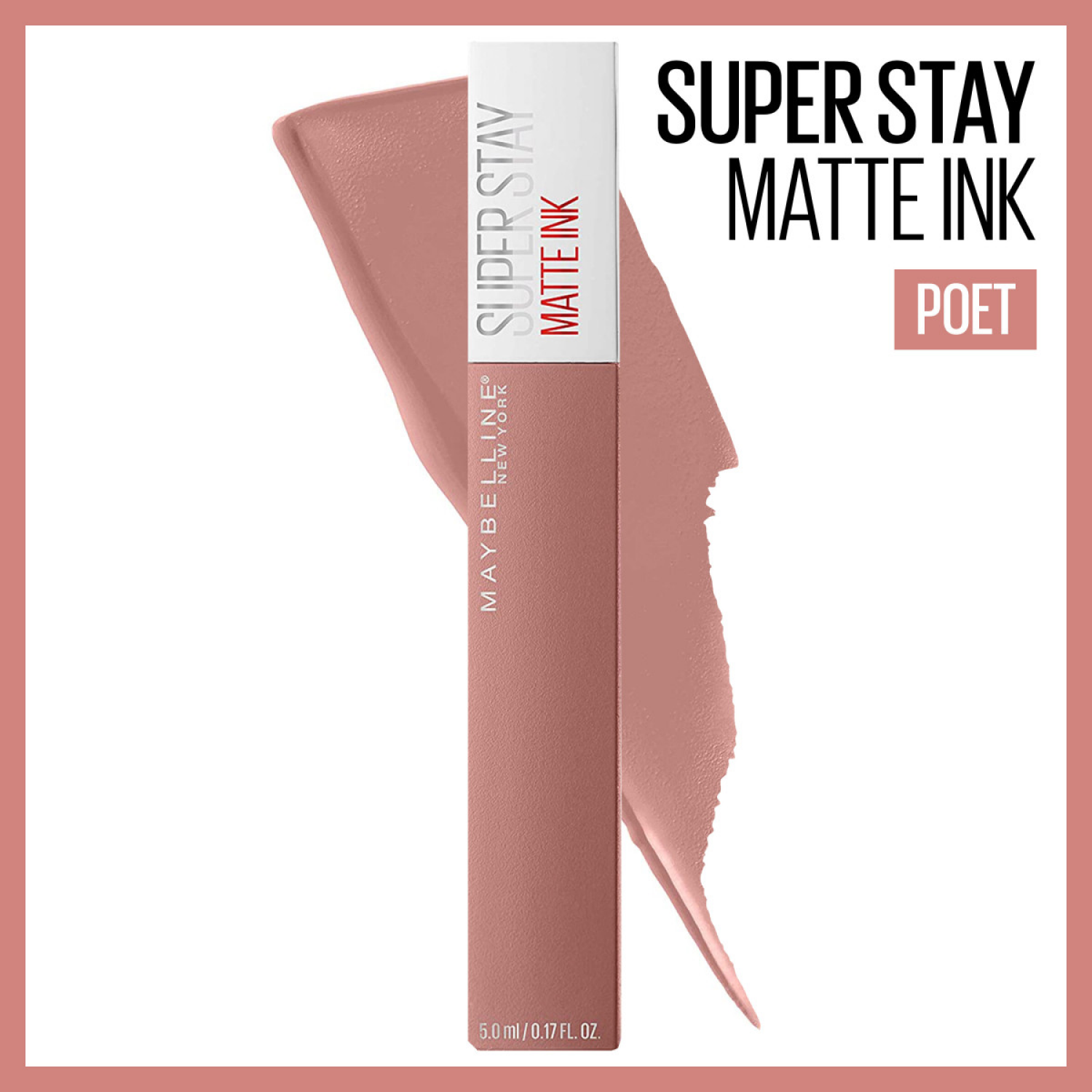 slide 1 of 5, Super Stay Poet 60 Matte Ink Lip Color 0.17 fl oz, 0.17 fl oz