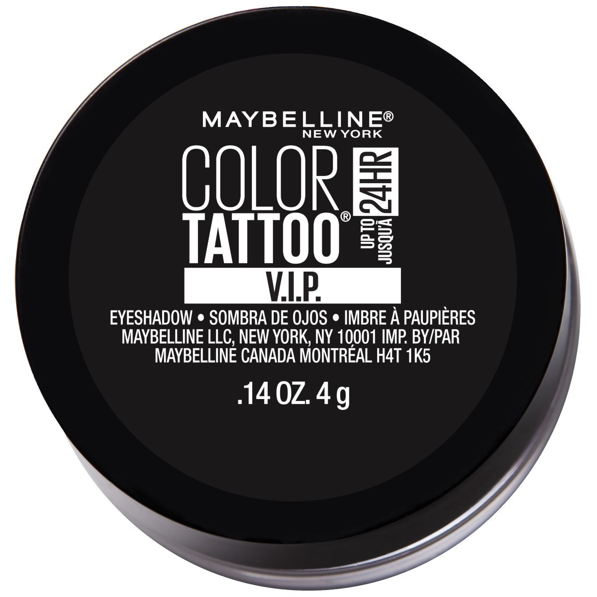 slide 2 of 17, Maybelline Color Tattoo Eye Shadow Pots V.I.P., 0.14 oz