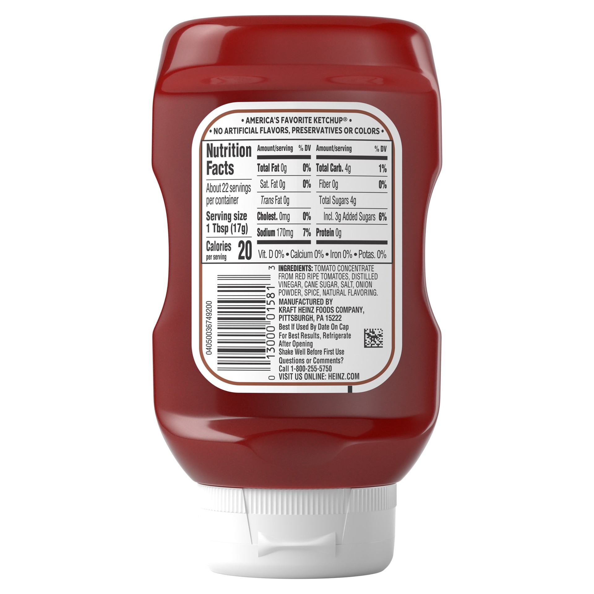 slide 4 of 8, Heinz Simply Ketchup, 13.5 oz