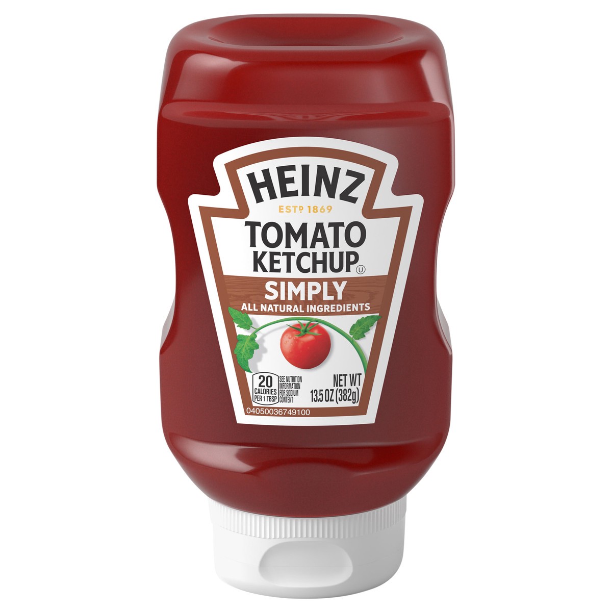 slide 1 of 8, Heinz Simply Tomato Ketchup 13.5 oz Bottle, 13.5 oz