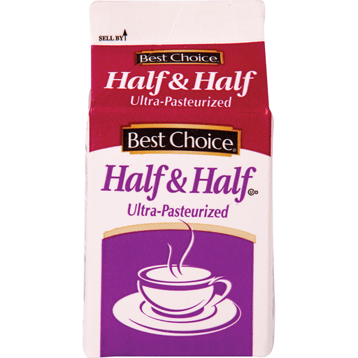 slide 1 of 1, Best Choice Half & Half, 16 oz