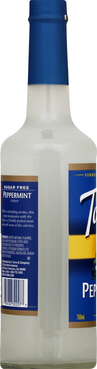 slide 5 of 10, Torani Sugar Free Peppermint Syrup 25.4 oz, 25.4 fl oz