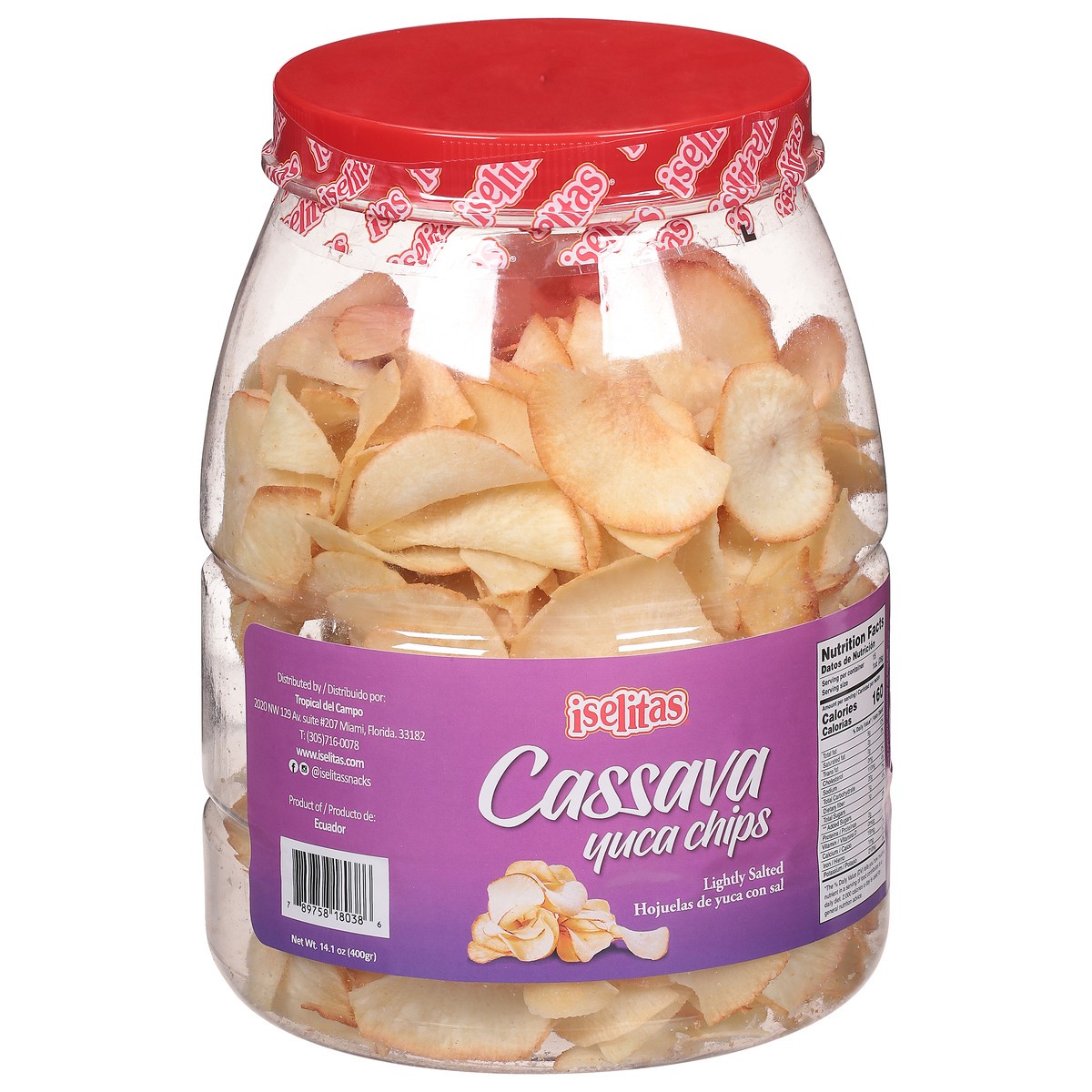 slide 2 of 4, Iselitas Cassava Salt, 24 oz