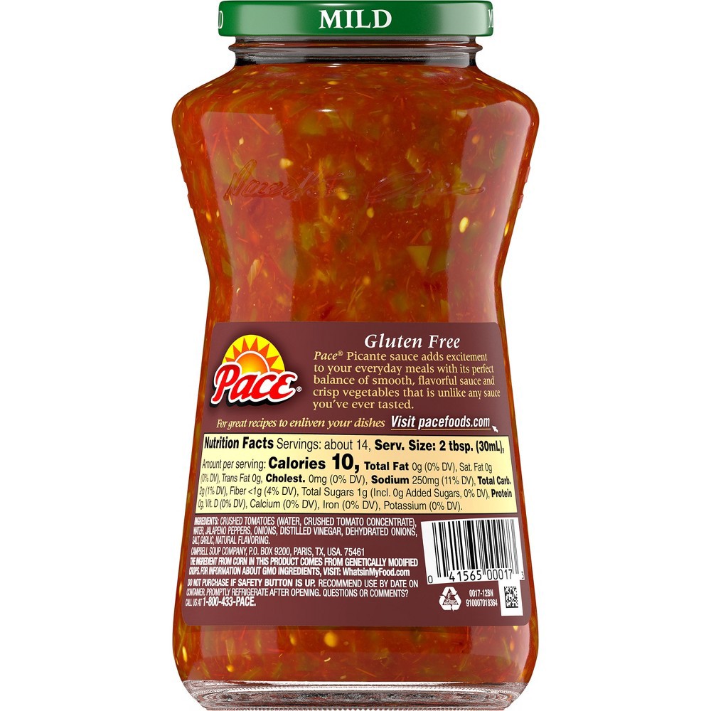 slide 9 of 10, Pace The Original Picante Sauce Mild, 16 oz