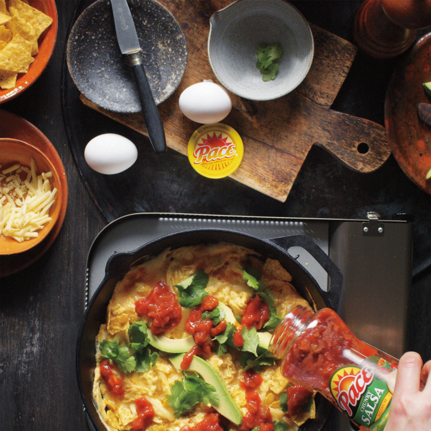 slide 4 of 5, Pace Chunky Medium Salsa, 16.000 oz