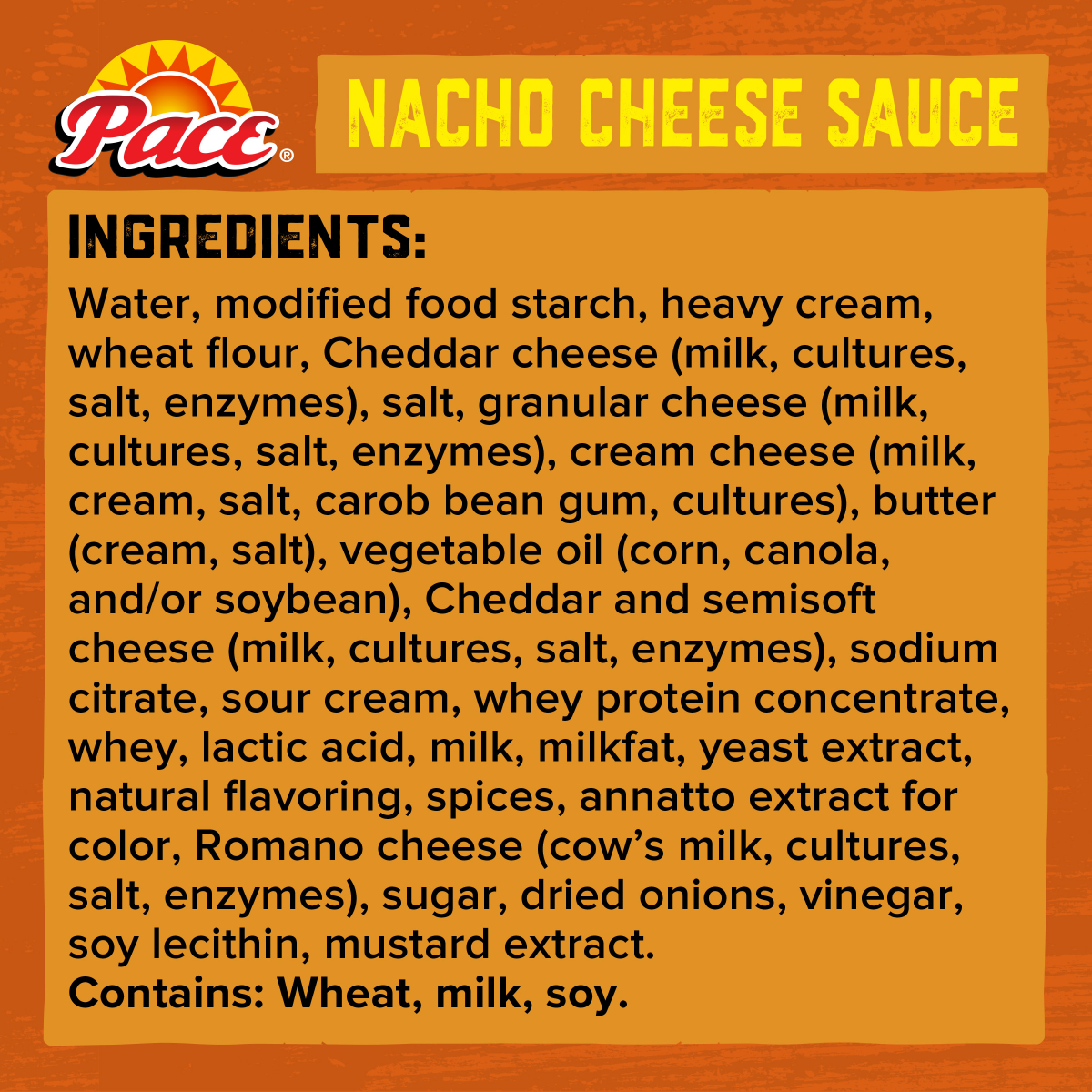 slide 2 of 8, Pace Medium Nacho Cheese Sauce, 10.5 oz Can, 10.5 oz