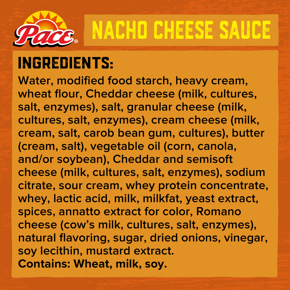 slide 7 of 7, Pace Mild Nacho Cheese Sauce, 10.5 oz Can, 10.5 oz