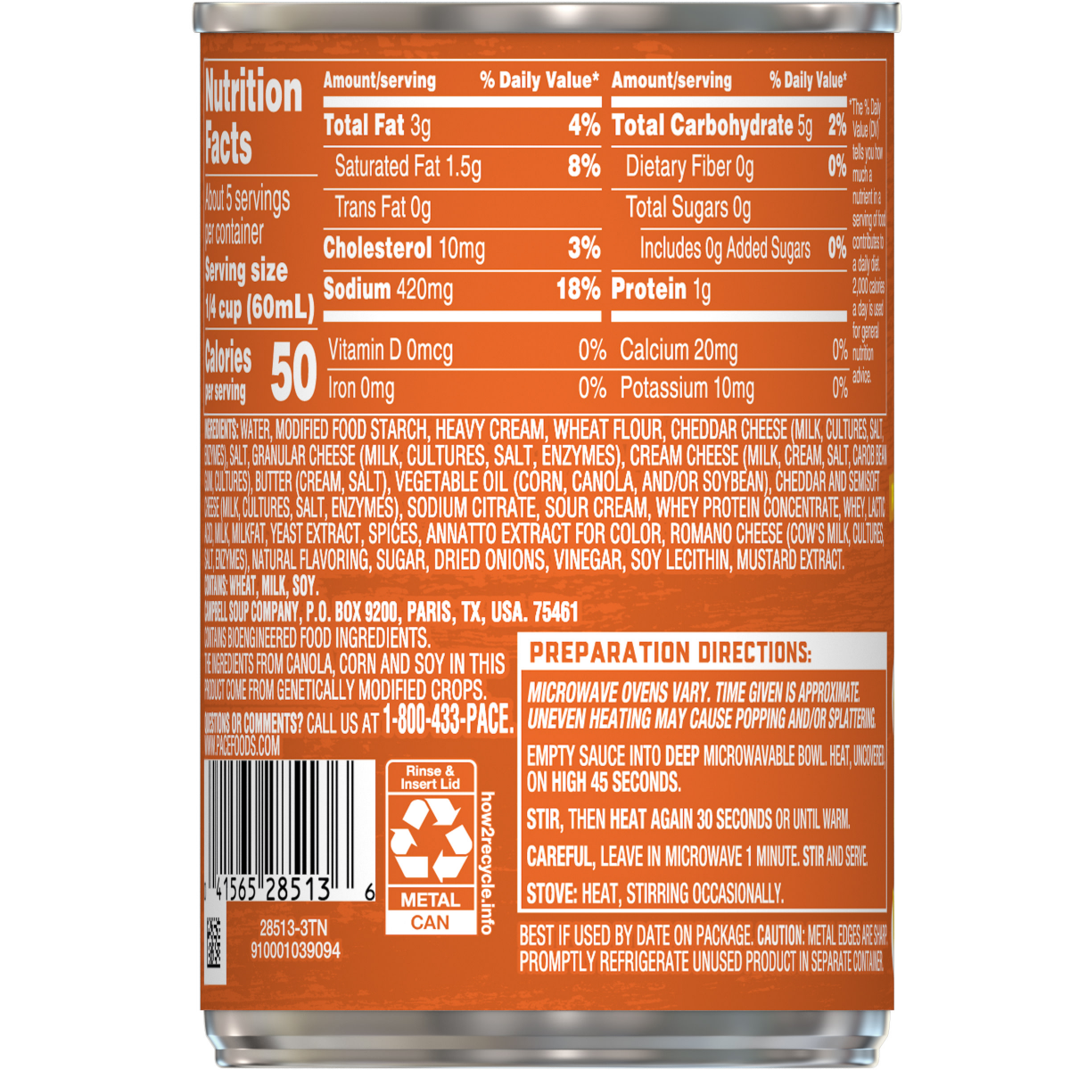 slide 4 of 7, Pace Mild Nacho Cheese Sauce, 10.5 oz Can, 10.5 oz