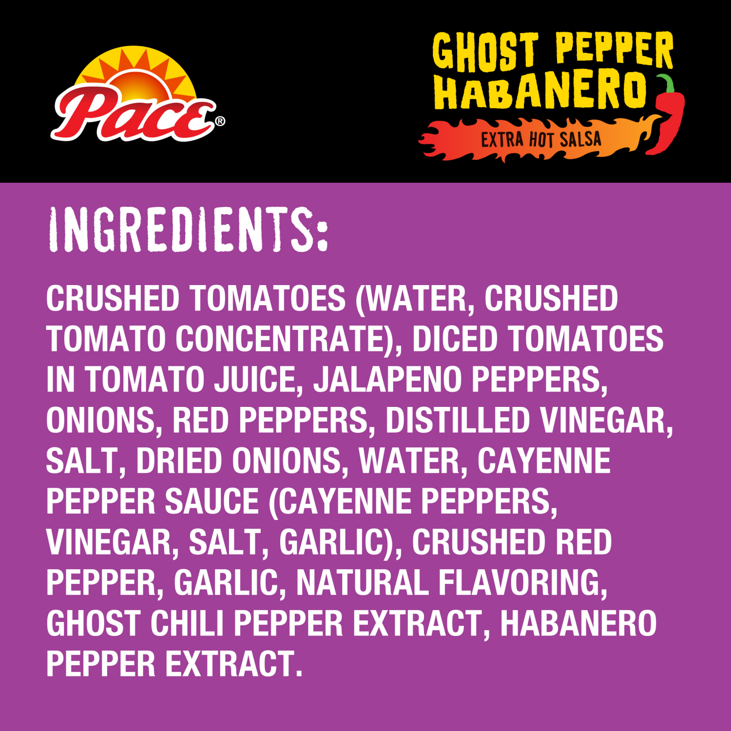 slide 8 of 8, Pace Ghost Pepper Habanero Extra Hot Salsa, 16.000 oz