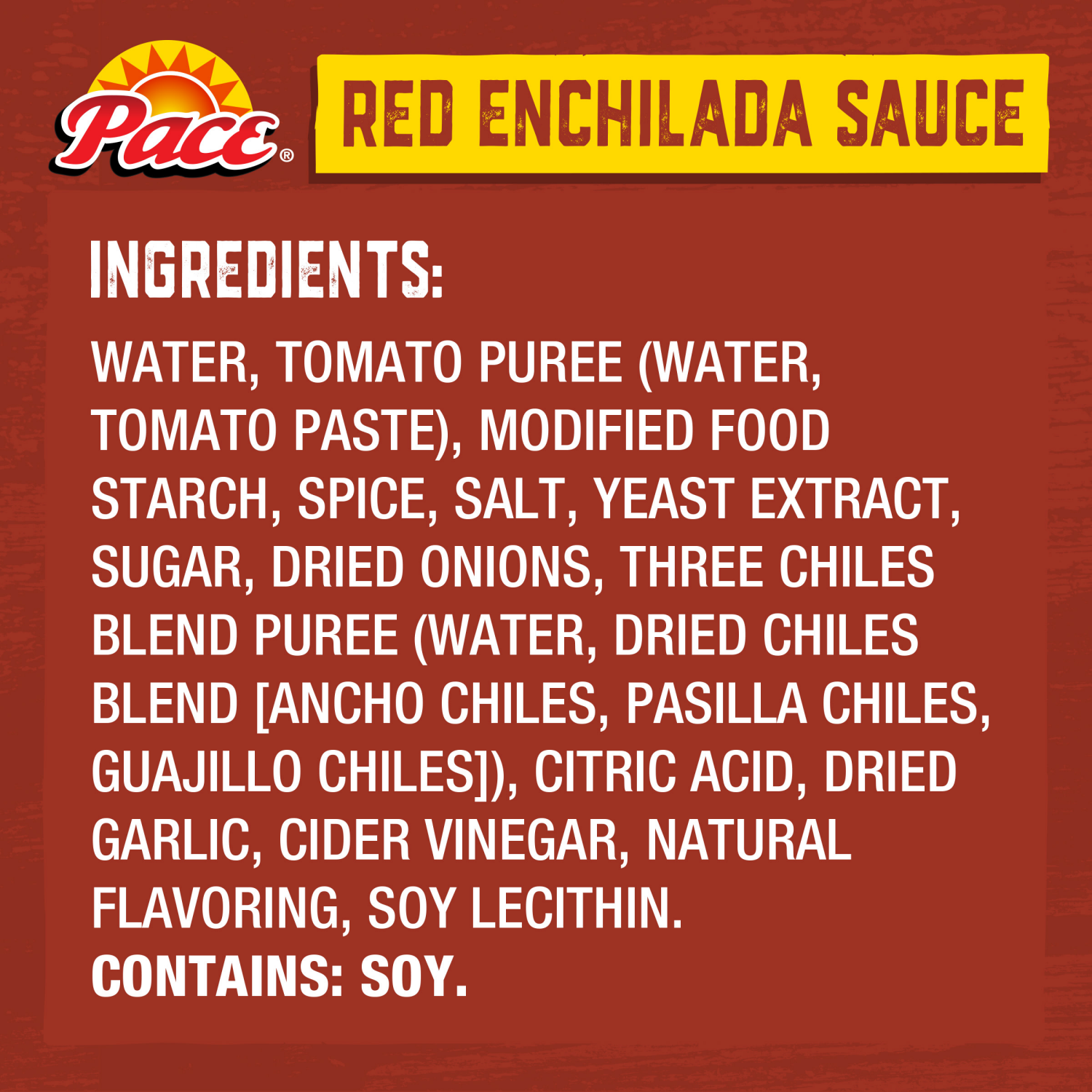 slide 3 of 7, Pace Medium Red Enchilada Sauce, 10.5 oz