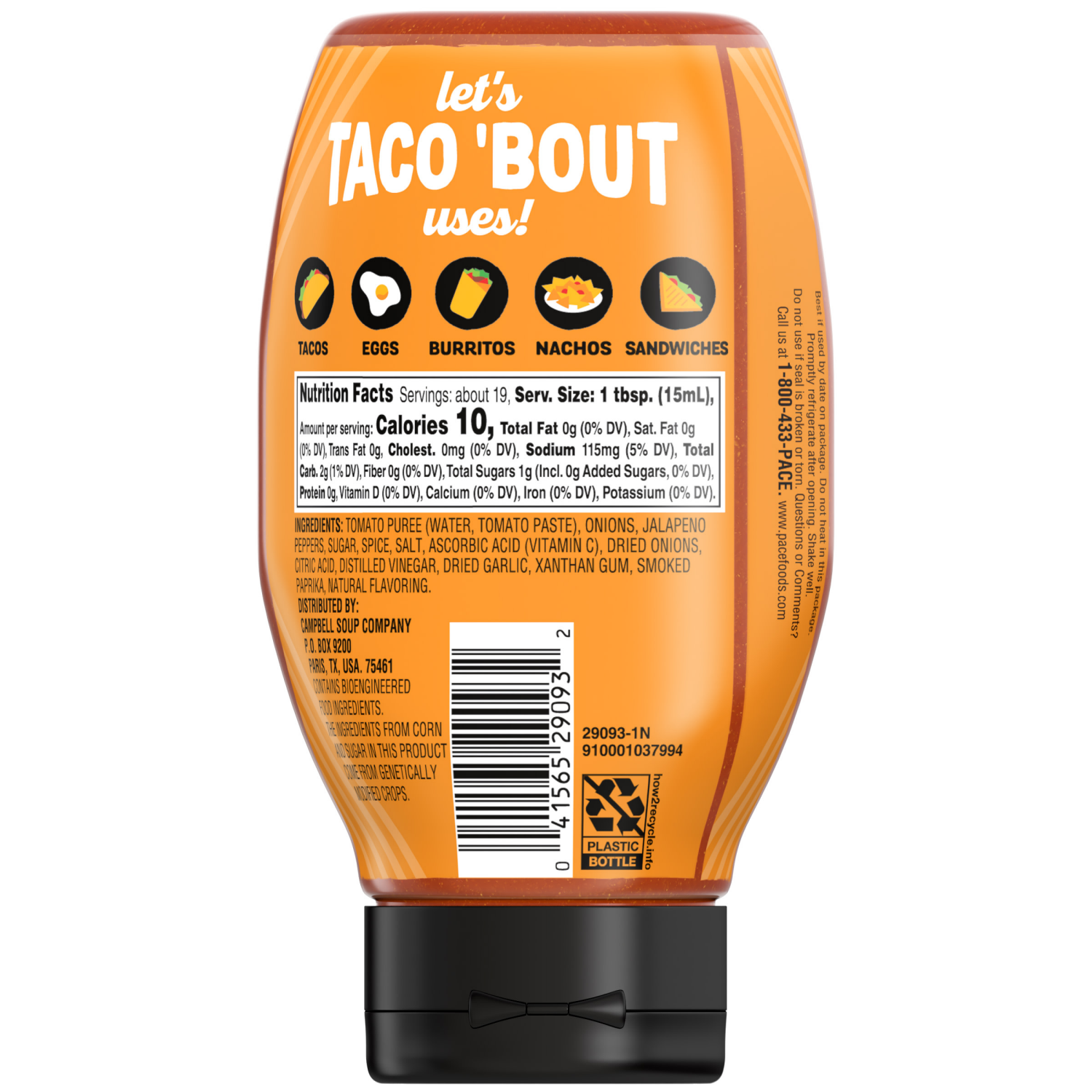 slide 3 of 5, Pace Classic Taco Sauce, 10.8 oz