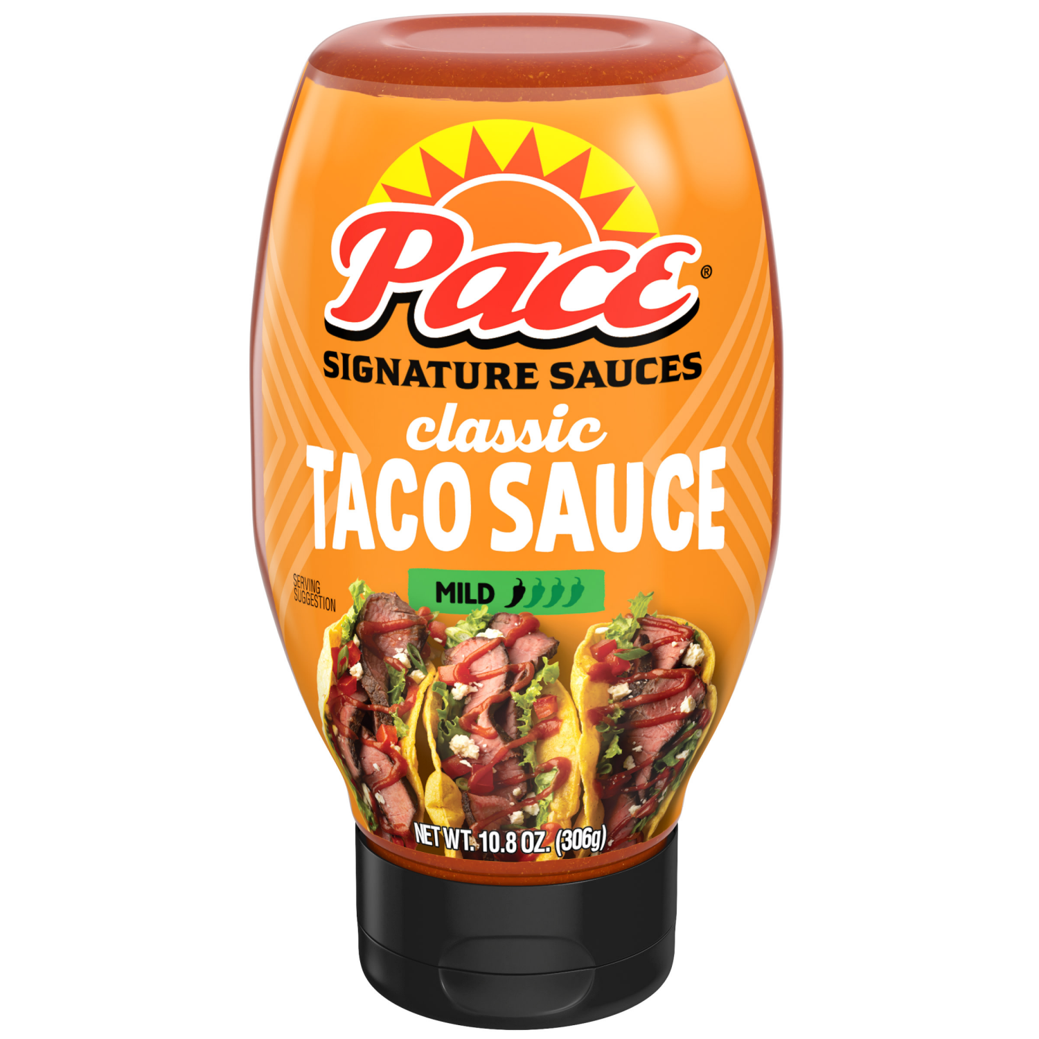 slide 1 of 5, Pace Classic Taco Sauce, 10.8 oz