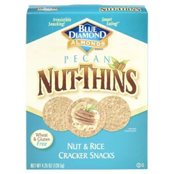 Blue Diamond Nut-Thins Pecan Rice Cracker Snacks 4.25 oz