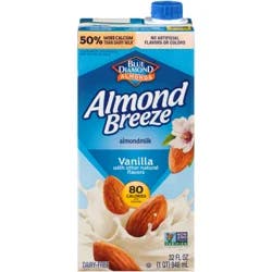 Blue Diamond Almond Breeze Vanilla Shelf-Stable Almondmilk, 32 oz