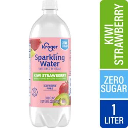 Kroger® Zero Sugar Kiwi Strawberry Sparkling Water