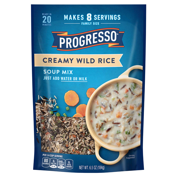 slide 1 of 1, Progresso Soup Mix Creamy Wild Rice Family Size, 6.5 oz