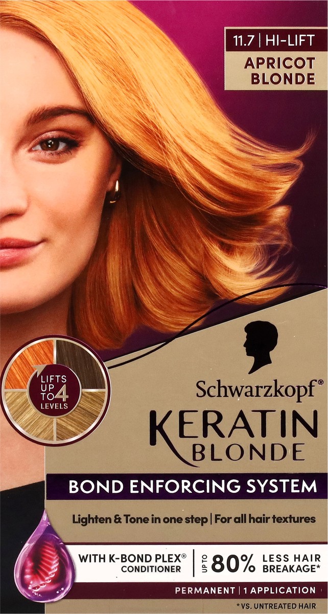 slide 5 of 14, Schwarzkopf 11.7 Apricot Blonde Permanent Keratin Blonde 1 Each, 1 ct