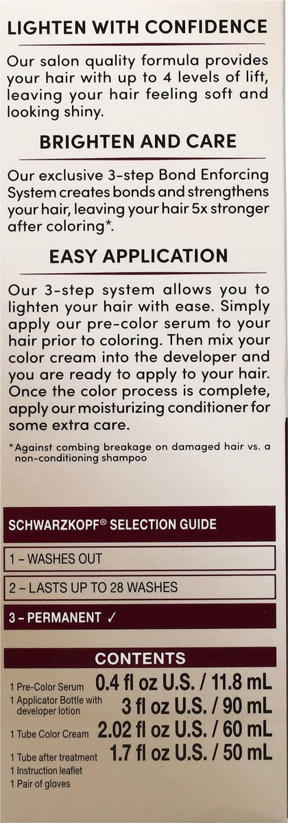 slide 7 of 14, Schwarzkopf 11.7 Apricot Blonde Permanent Keratin Blonde 1 Each, 1 ct