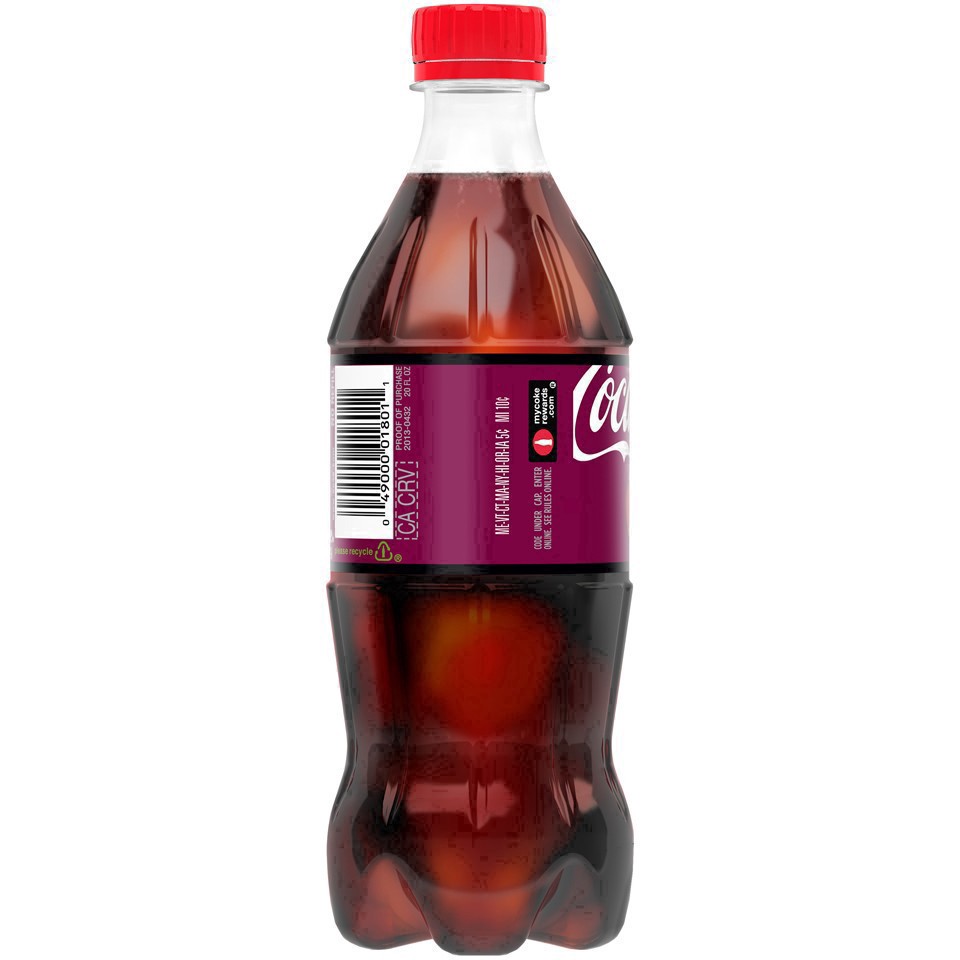 slide 30 of 46, Coca-Cola Cherry Bottle, 20 fl oz, 20 fl oz