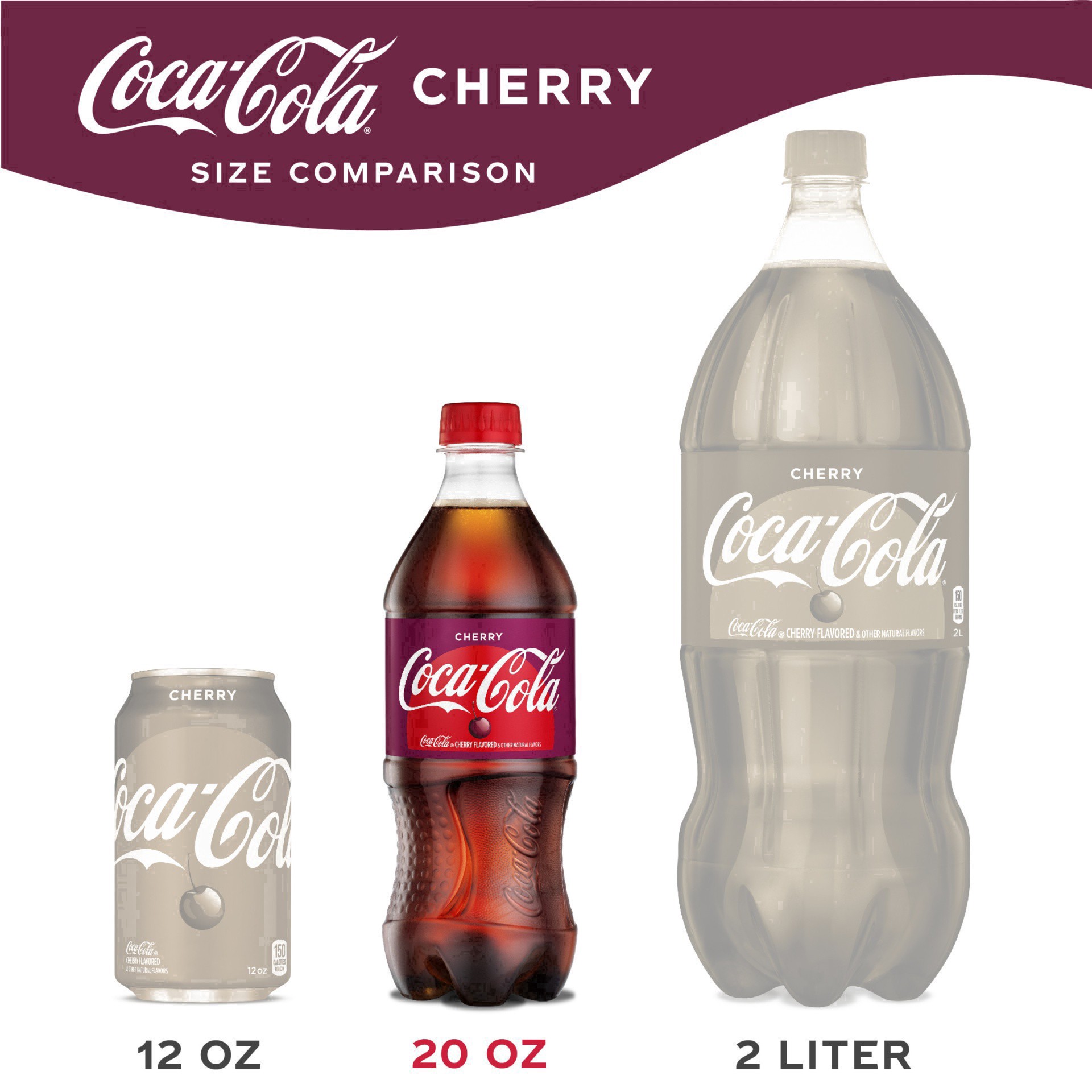 slide 23 of 46, Coca-Cola Cherry Bottle, 20 fl oz, 20 fl oz