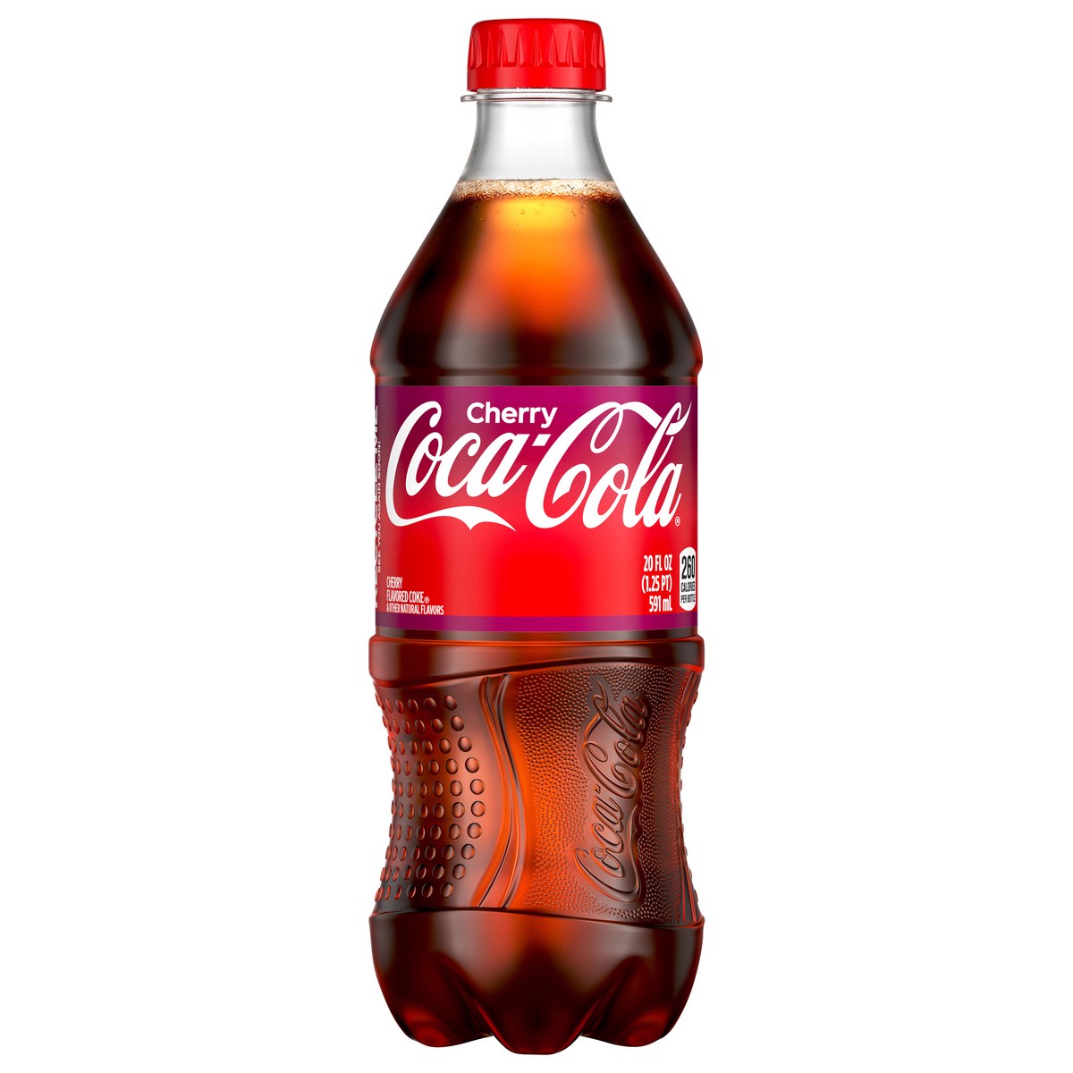 slide 1 of 46, Coca-Cola Cherry Bottle, 20 fl oz, 20 oz