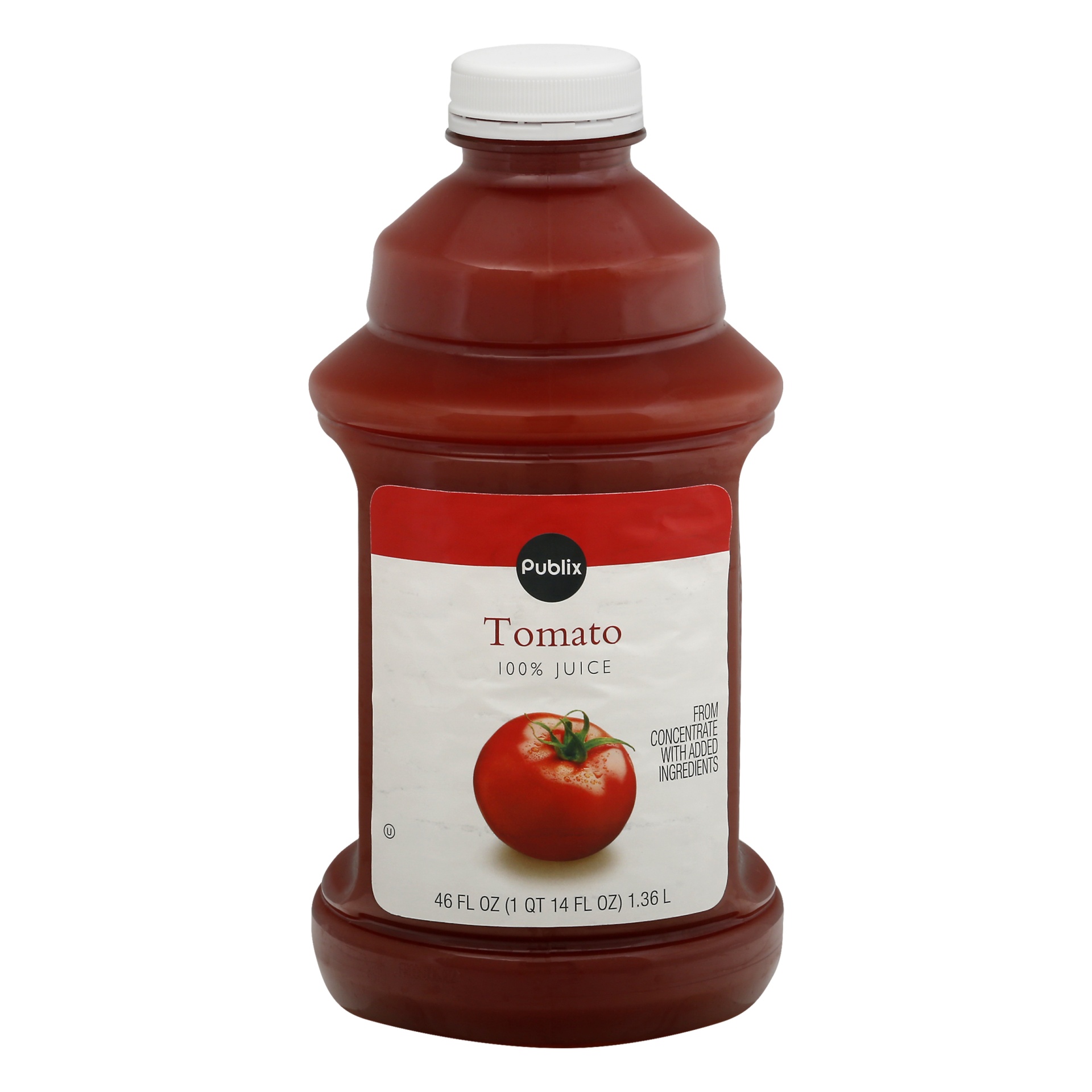 slide 1 of 1, Publix Tomato 100% Juice, 46 oz