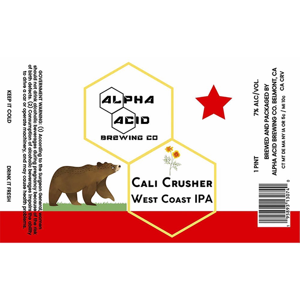slide 1 of 1, Alpha Acid Cali Crusher, 4 ct; 16 oz