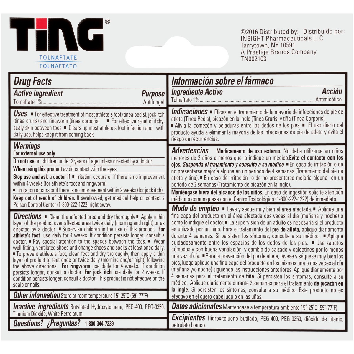 slide 4 of 10, Ting Athlete's Foot and Jock Itch Cream 0.5 oz, 0.5 oz