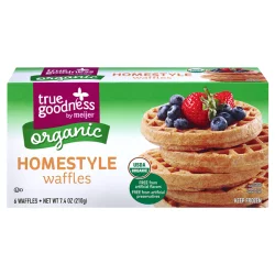True Goodness Organic Homestyle Waffles