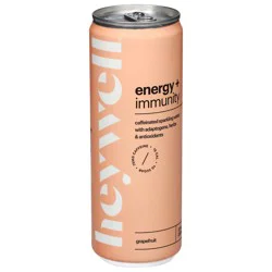Heywell Energy + Immunity Grapefruit Sparkling Water - 12 fl oz