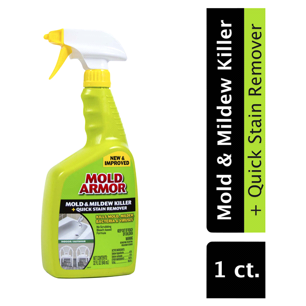 slide 2 of 29, Mold Armor Mold and Mildew Killer + Quick Stain Remover, 32 oz