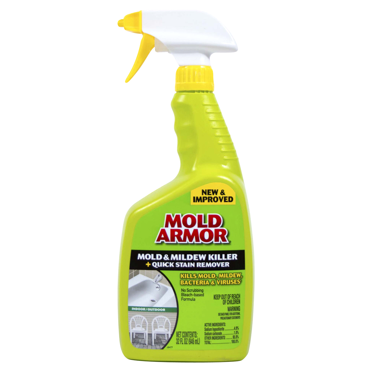 slide 1 of 29, Mold Armor Mold and Mildew Killer + Quick Stain Remover, 32 oz