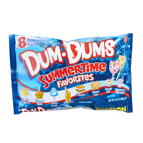 slide 1 of 1, Dum-Dums® summertime favorites, 10.4 oz