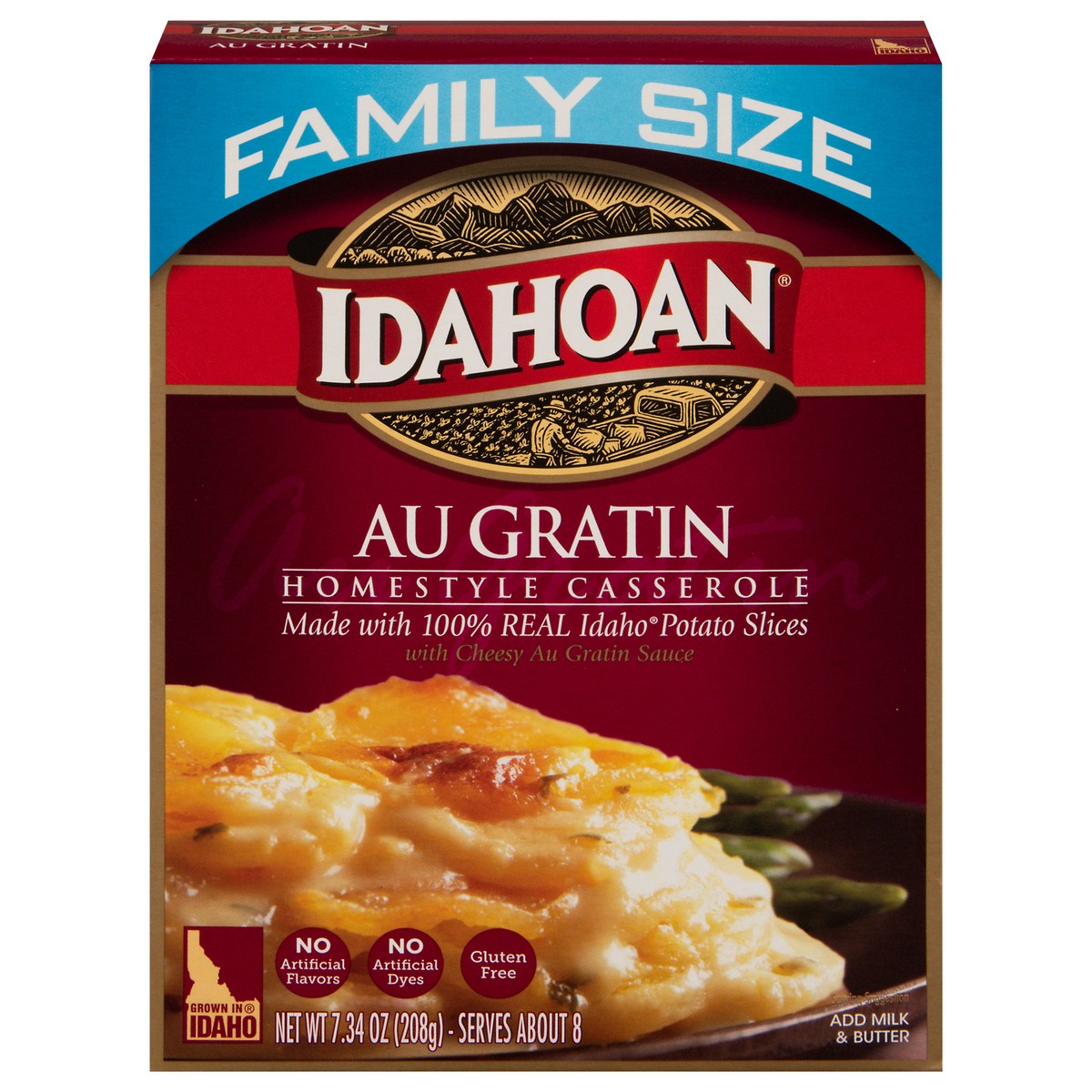 slide 1 of 4, Idahoan Homestyle Casserole Family Size Potato Slices Family Size 7.34 oz, 7.34 oz