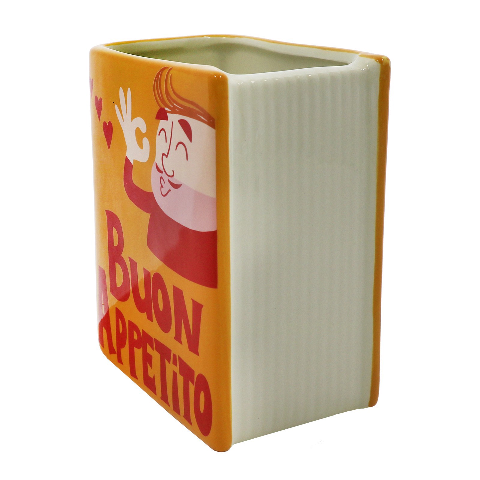 slide 2 of 6, 6" Buon Appetito Ceramic Utensil Holder By Ashland, 6 in