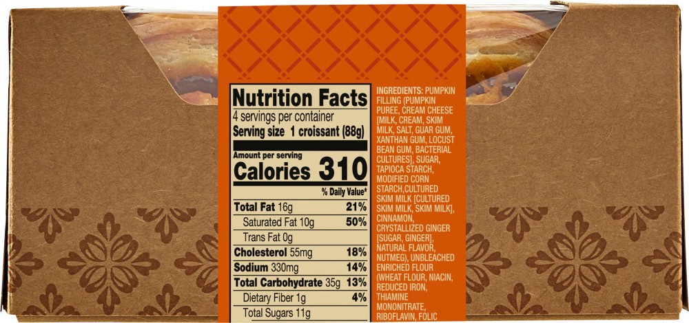 slide 3 of 4, Private Selection Filled Pumpkin Spice Croissants, 12.4 oz