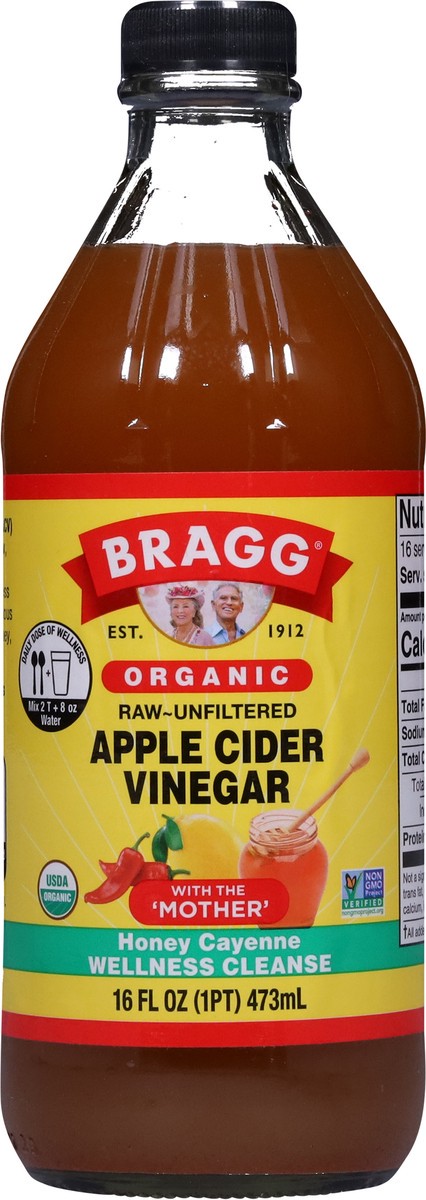 slide 14 of 14, Bragg Organic Raw Unfiltered Apple Cider Vinegar 16 fl oz, 16 fl oz