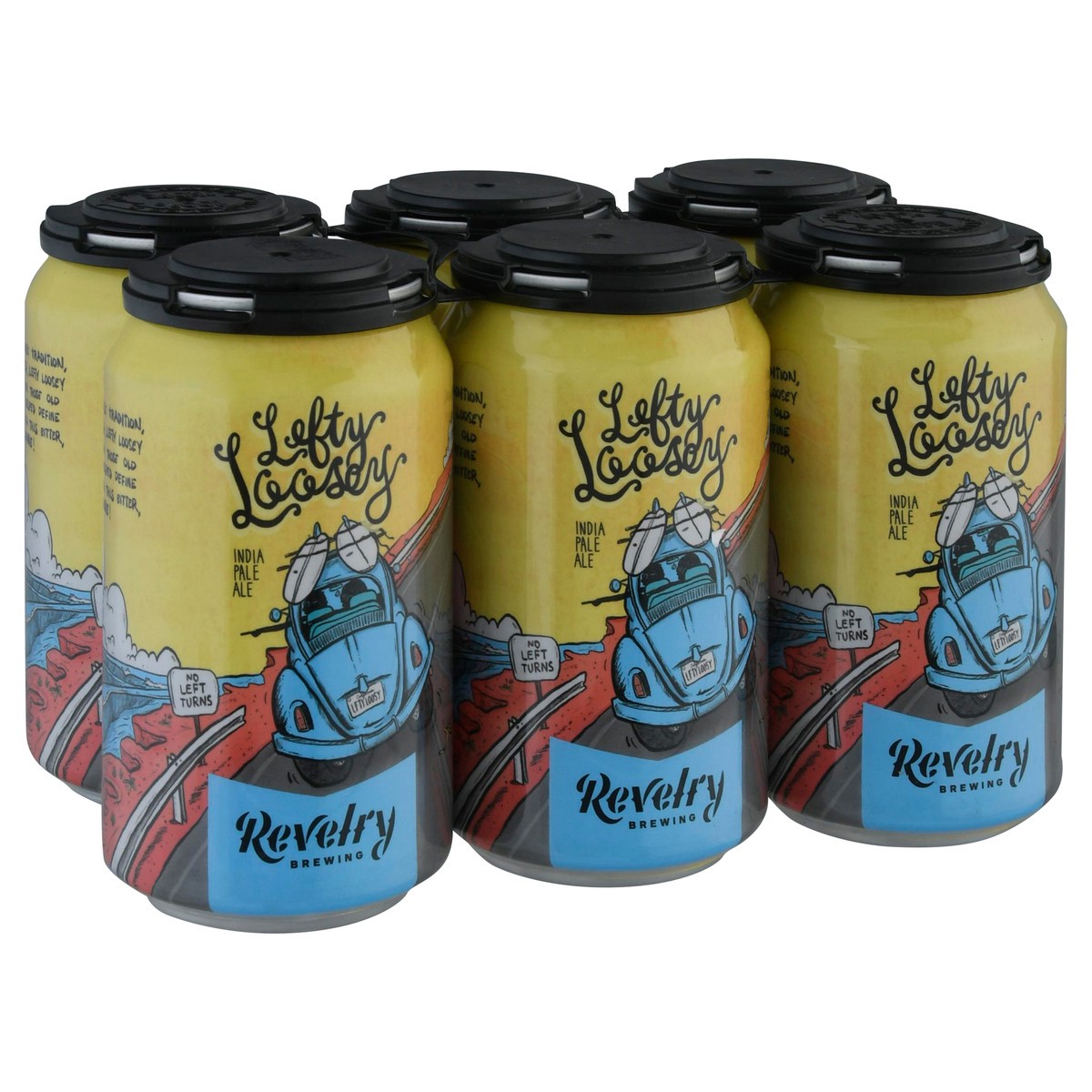 slide 9 of 9, Revelry Brewing India Pale Ale Lefty Loosey Beer 6 - 6 fl oz Cans, 6 ct