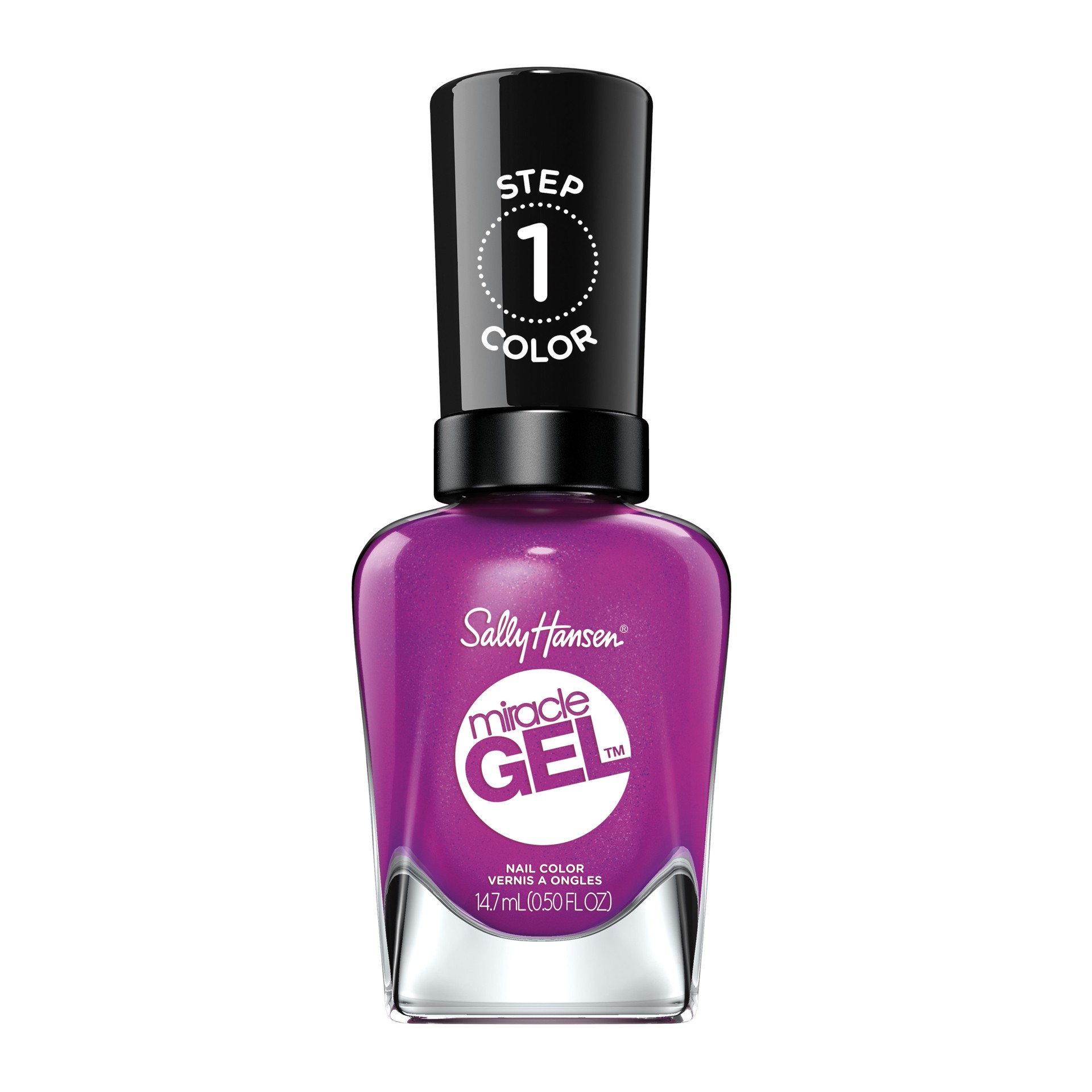 slide 1 of 4, Sally Hansen Miracle Gel, Hunger Flames, Gel Nail Polish, Chip-Resistant Nail Polish, Lasts up to 8 Days, 0.5 fl oz, 14.70 mL