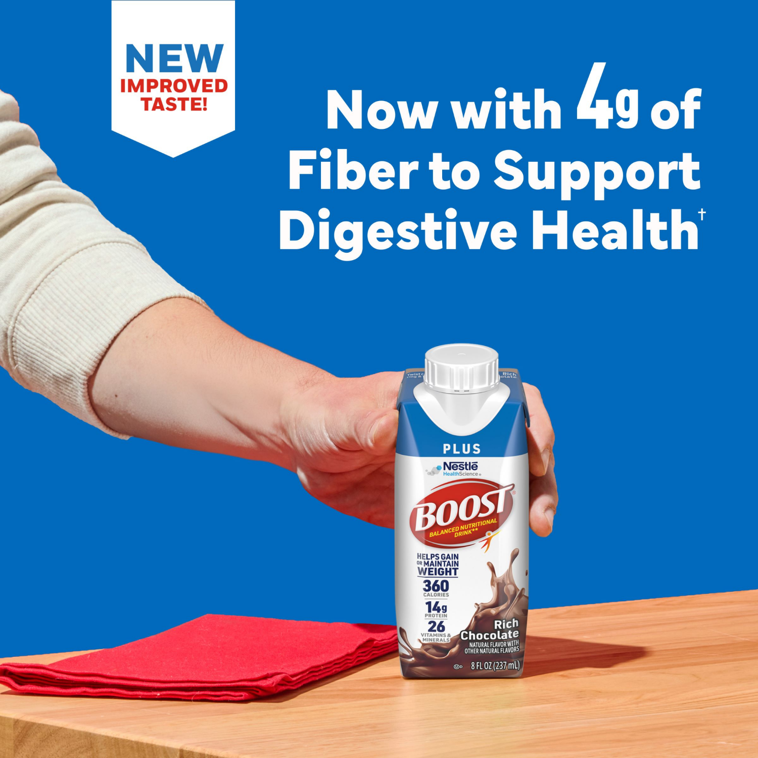 slide 4 of 8, Boost Plus Nutritional Drink, Very Vanilla- 12 oz, 12 oz