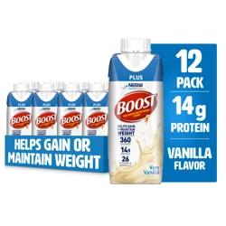 Boost Plus Nutritional Drink, Very Vanilla- 12 oz