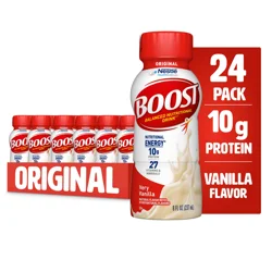 Boost Original Very Vanilla Balanced Nutritional Drink 24 - 8 fl oz Bottles