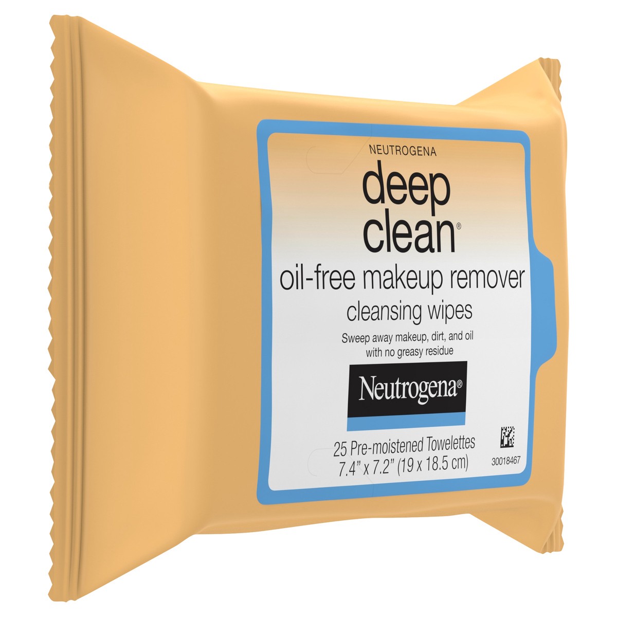 slide 3 of 9, Neutrogena Deep Clean Oil-Free Makeup Remover Cleansing Face Wipes, Daily Cleansing Towelettes to Remove Dirt, Oil, and Makeup, 25 ct, 25 ct