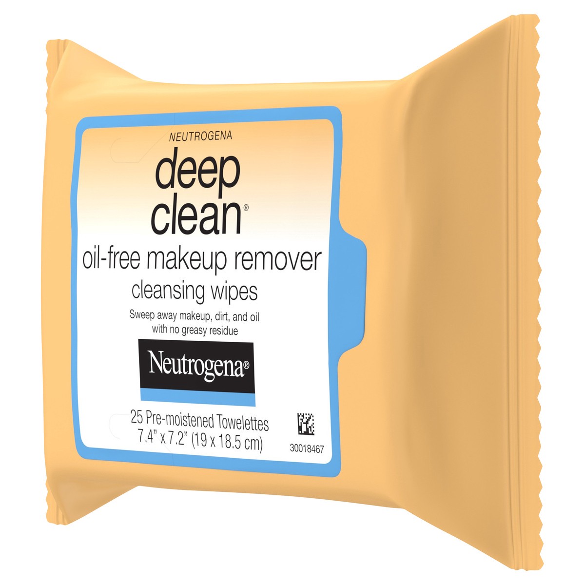 slide 4 of 9, Neutrogena Deep Clean Oil-Free Makeup Remover Cleansing Face Wipes, Daily Cleansing Towelettes to Remove Dirt, Oil, and Makeup, 25 ct, 25 ct