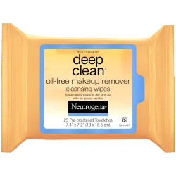 Neutrogena Deep Clean Oil-Free Makeup Remover Cleansing Face Wipes